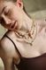 Long &laquo;Сanela&raquo; necklace 45 cm made of mother-of-pearl and natural cowrie shells